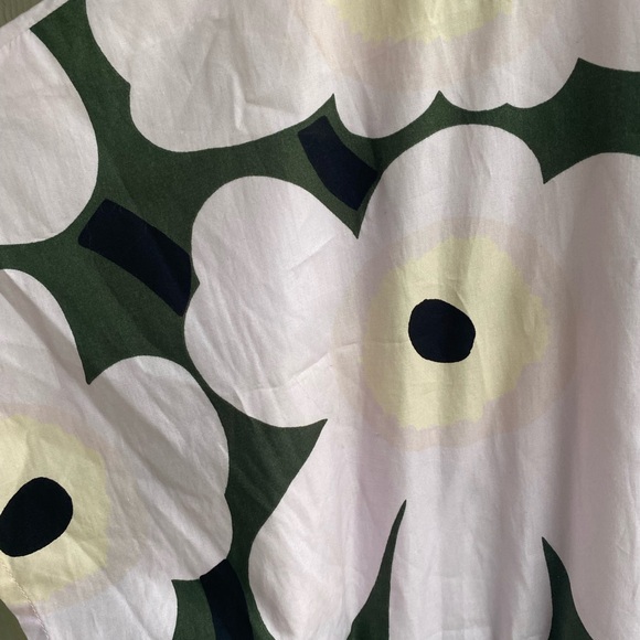Marimekko Siloinen Pieni Unikko 2 Midi Dress Large NWOT Poppy - Picture 11 of 15